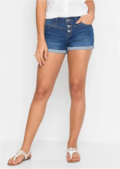 Jeans short, mid waist, bonprix