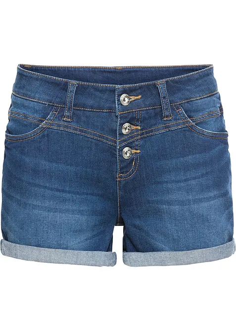 Jeans short, mid waist, bonprix