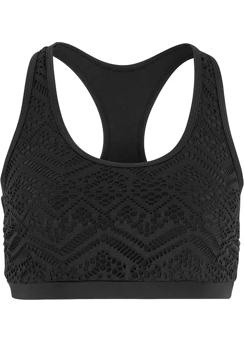 Bralette bikinitop van kant, bonprix