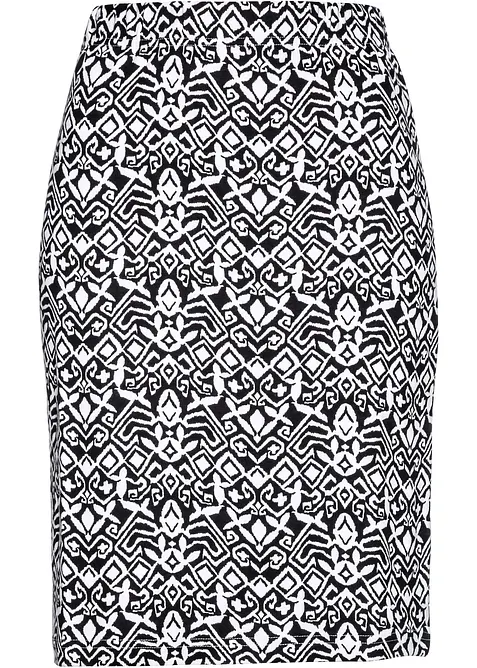 Longshirt met metallic print  in een viscosemix, bonprix