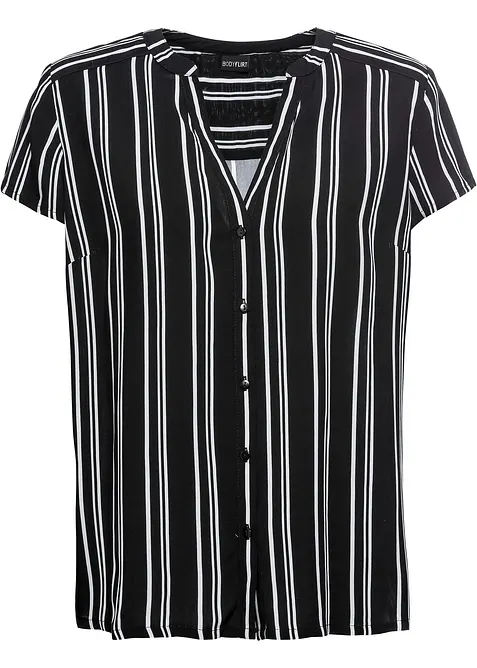 Blouse van viscose met korte mouwen, bonprix