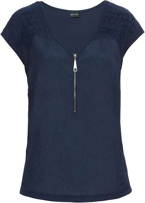 Shirt met kant, bonprix