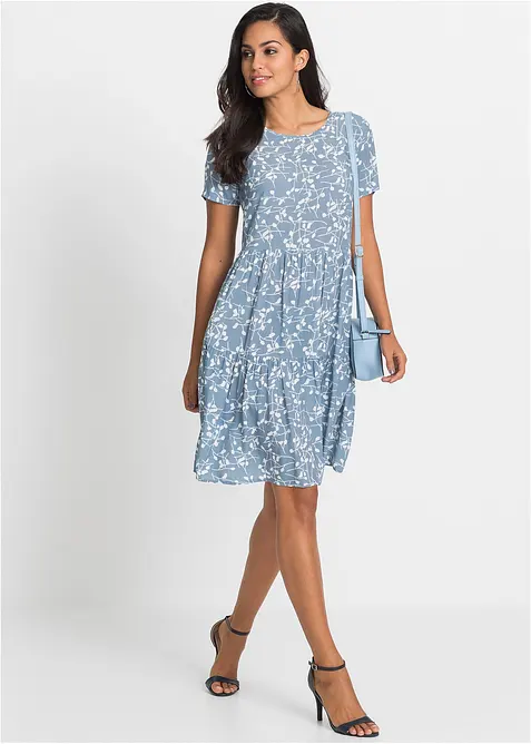 Mini jurk van soepele viscose, bonprix