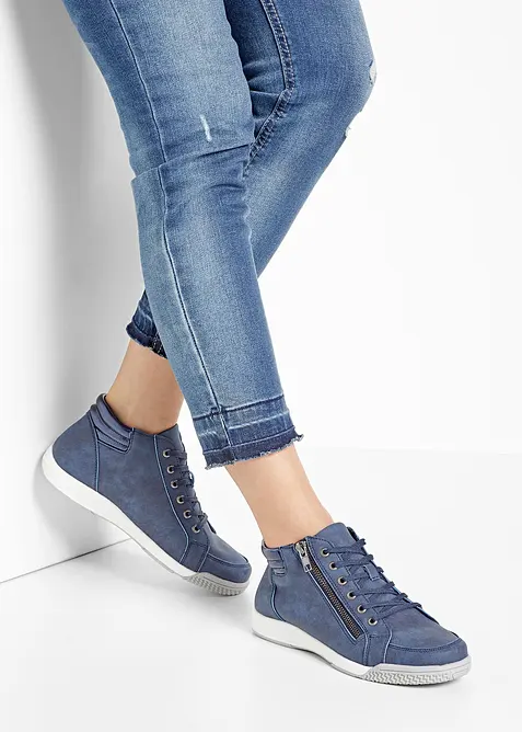 Hoge sneakers met ritssluiting, bonprix