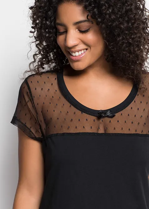 Kort nachthemd van puur biologisch katoen, bonprix