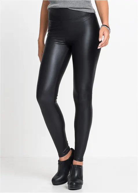 Legging van imitatieleer met coating, bonprix