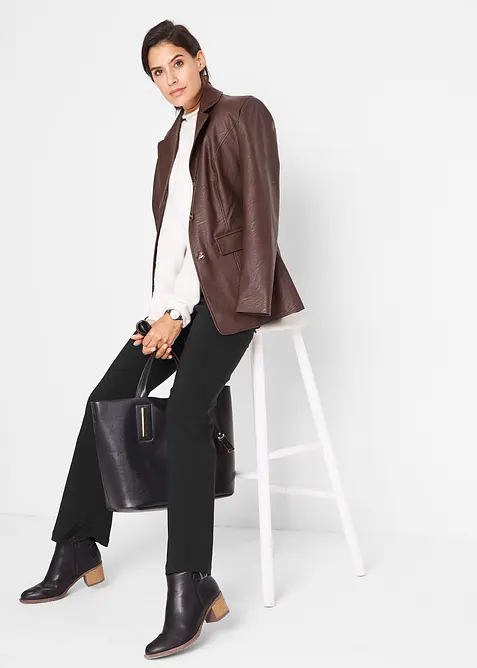 Stretch broek met viscose, bonprix