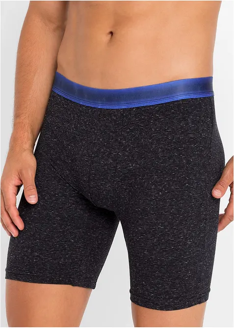 Strakke lange boxershorts (set van 2), bonprix