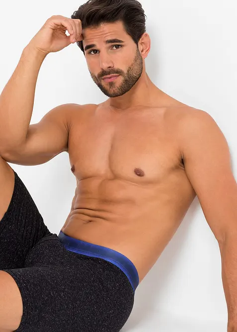 Strakke lange boxershorts (set van 2), bonprix