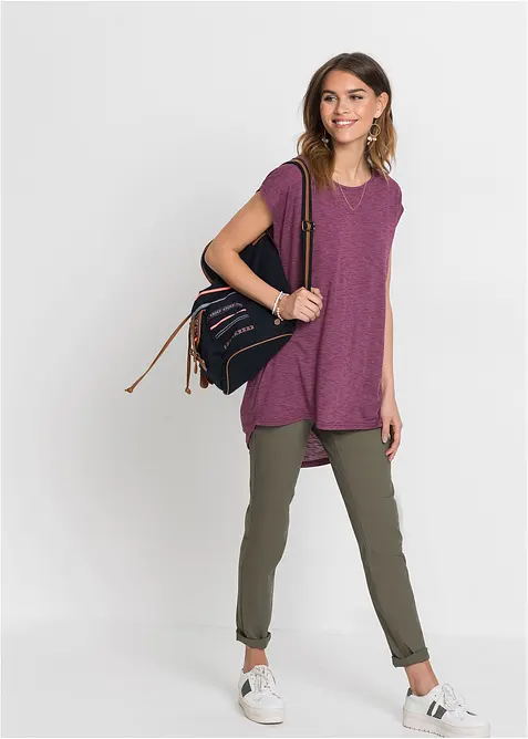 Longshirt in een viscosemix, bonprix