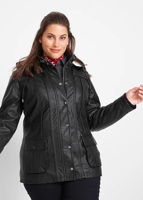 Imitatieleren jas, bonprix