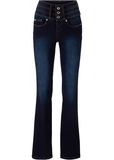 Corrigerende bootcut jeans, high waist, bonprix
