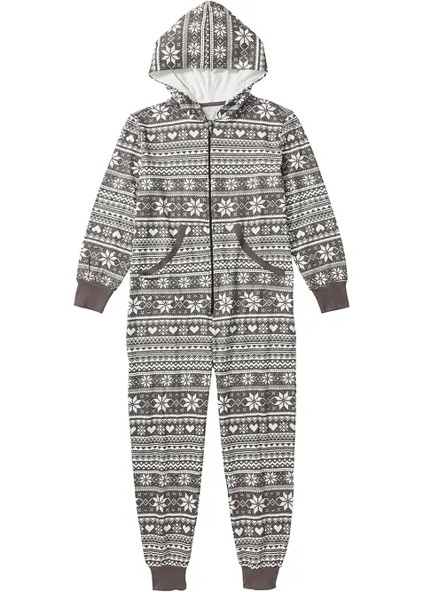 Pyjama onesie van sweat, bonprix
