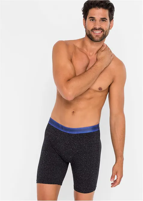 Strakke lange boxershorts (set van 2), bonprix