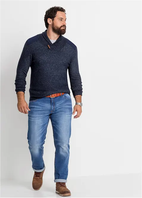 Trui met sjaalkraag, bonprix