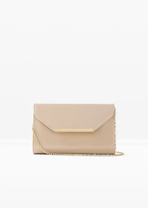 Clutch in lak-look, bonprix
