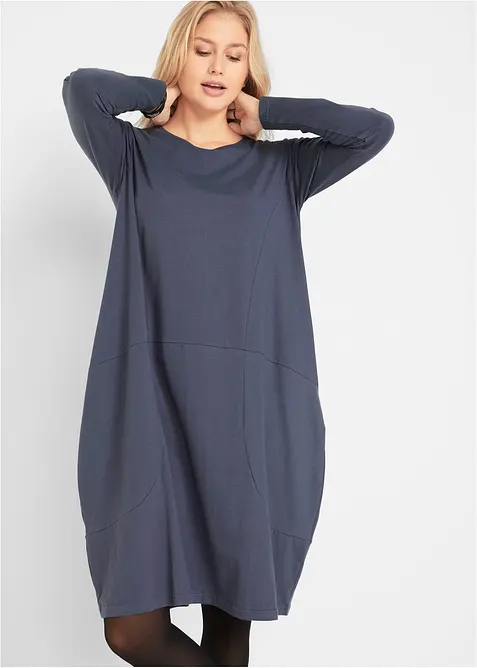 Katoenen overhemdjurk in O-vorm, bonprix