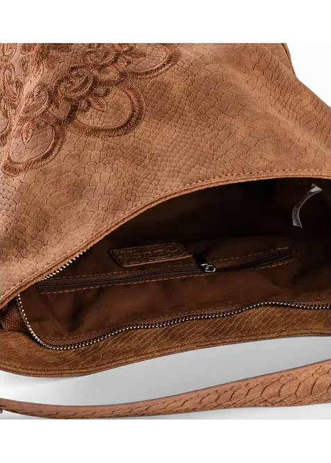 Handtas met borduursel, bonprix