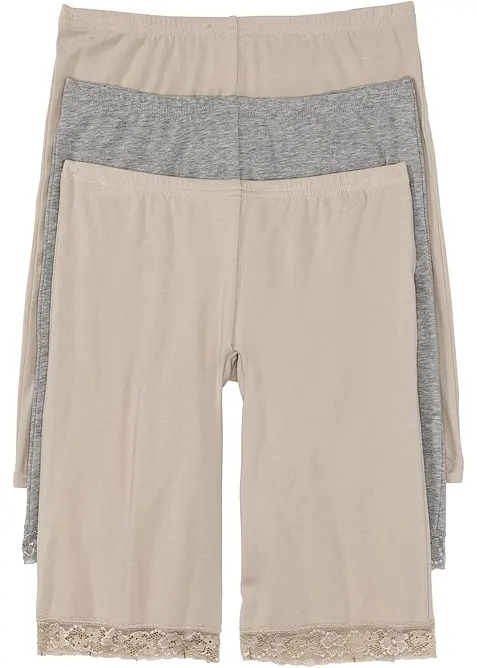 Lange damesboxer van zacht materiaal in een voordeelpak, bonprix