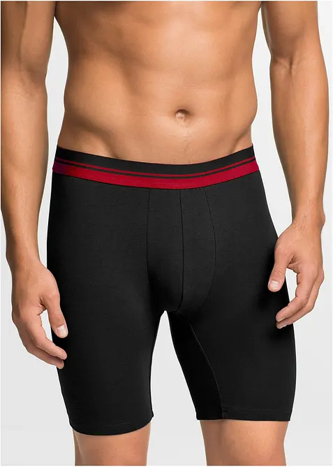 Strakke lange boxershorts (set van 2), bonprix