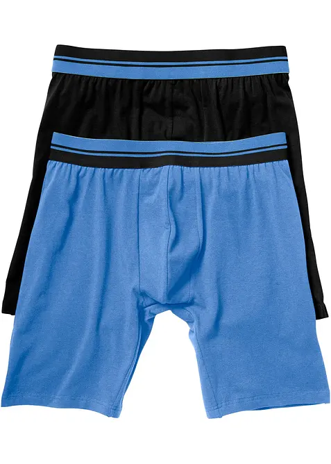 Strakke lange boxershorts (set van 2), bonprix