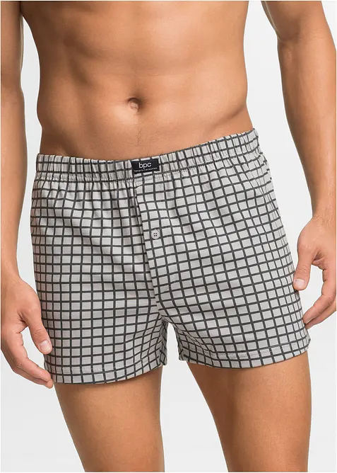 Wijde jersey boxershort van katoen (set van 3), bonprix