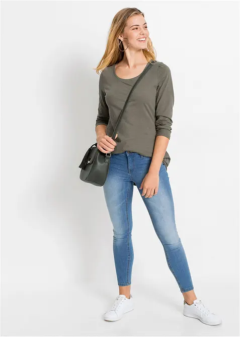 Longsleeve van puur katoen, bonprix