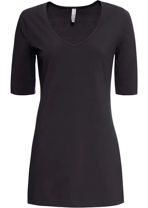 Nauwsluitend shirt, extra lang, bonprix