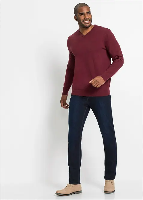 Regular fit multi stretch jeans met comfortband, straight, bonprix