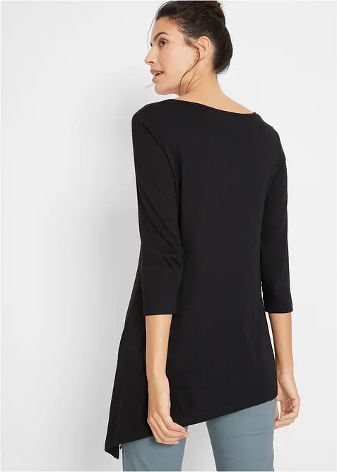 Longshirt in een katoen-viscosemix, bonprix