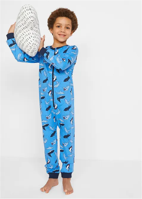 Pyjama onesie van biologisch katoen, bonprix