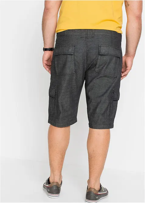 Cargo bermuda van katoen, loose fit, bonprix