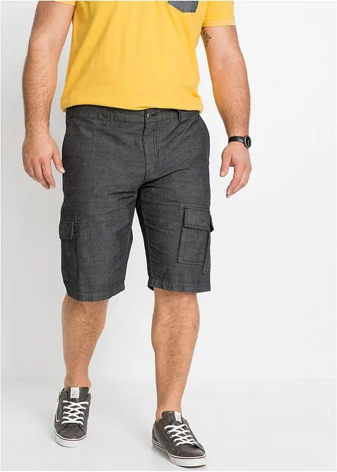 Cargo bermuda van katoen, loose fit, bonprix