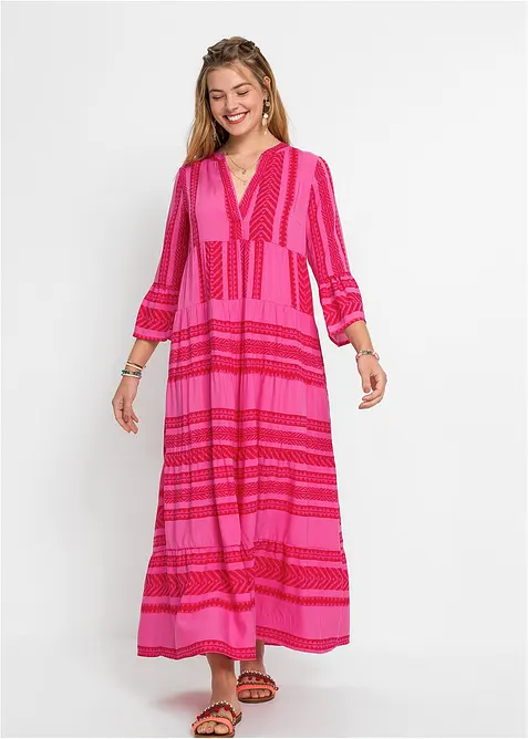 Maxi jurk van soepele viscose, bonprix