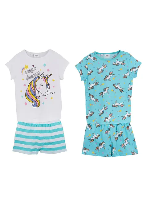 Shortama van katoen (4-dlg. set), bonprix