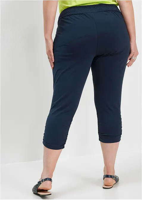 Jersey broek van katoenmix, bonprix