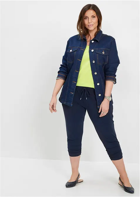 Jersey broek van katoenmix, bonprix