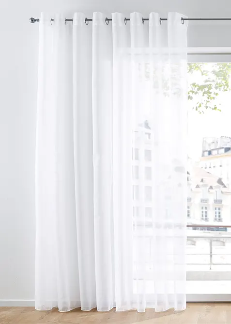 Vitrage Store, effen (1 stuk), bonprix