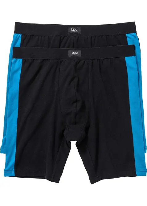 Strakke lange boxer met katoen (set van 2), bonprix