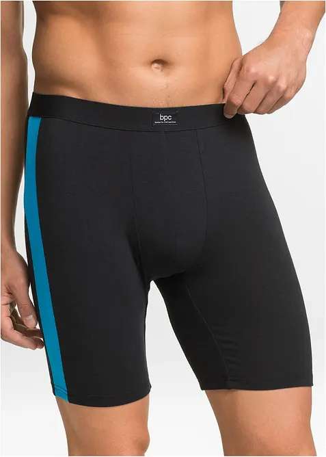 Strakke lange boxer met katoen (set van 2), bonprix