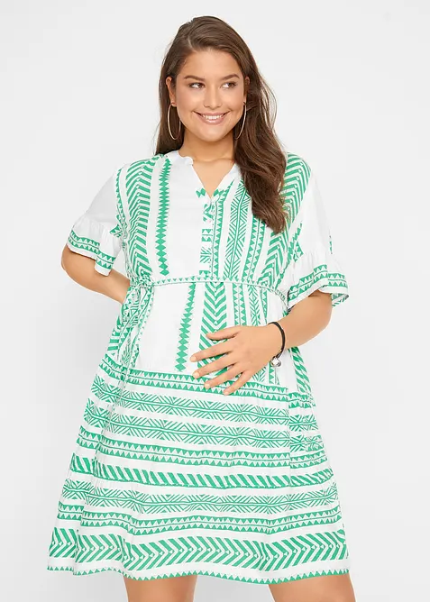 Zwangerschapsjurk / voedingsjurk van viscose, bonprix