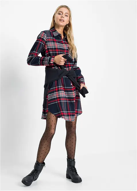 Overhemdjurk van puur katoen, bonprix