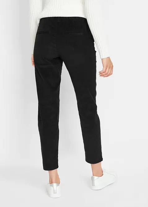 Corduroy broek met comfortabele tailleband, bonprix