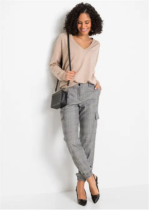 Oversized trui van een viscosemix, bonprix