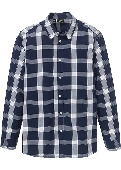 Overhemd van puur katoen met lange mouwen, bonprix