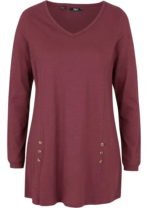 Longshirt van puur katoen, bonprix