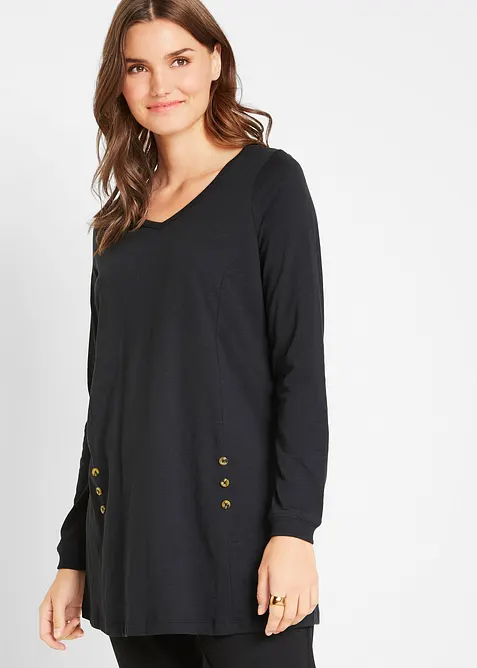 Longshirt van puur katoen, bonprix