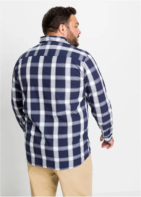 Overhemd van puur katoen met lange mouwen, bonprix