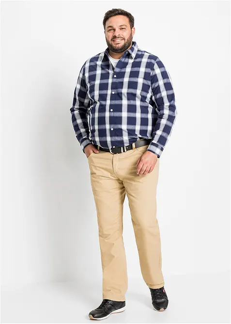 Overhemd van puur katoen met lange mouwen, bonprix