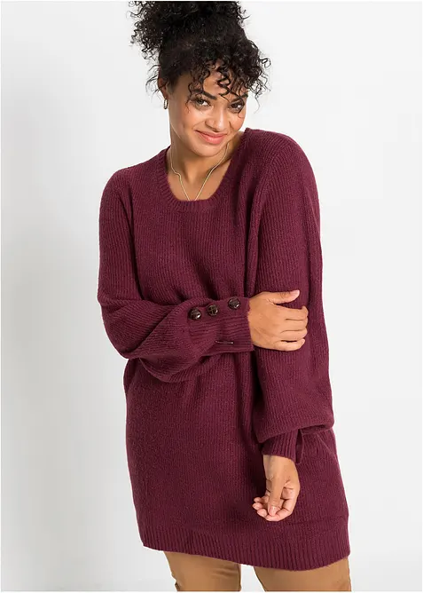 Lange trui met knopen, bonprix